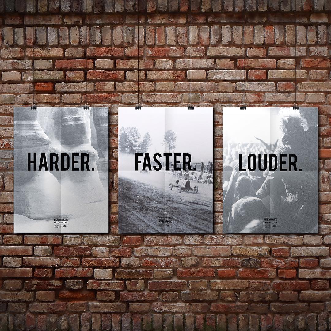 Here is the poster series of Rapsodi Sanat for their reception decoration. The words are taken from their corporate identity to reflect their vision. Go on fellas!